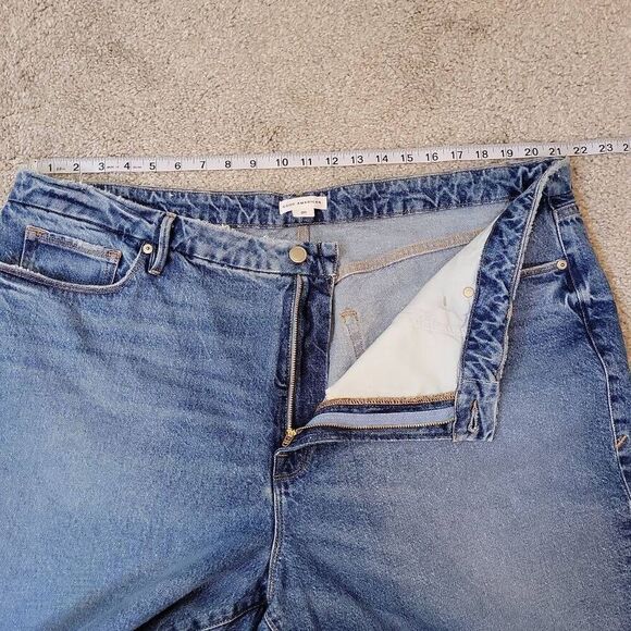 Good American Jeans Size 20 Medium Wash High Rise Blue - Picture 5 of 6